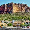 The,Leonidio,Town,In,Peloponnese,,Greece,On,A,Sunny,Summer